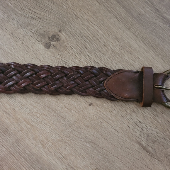 Abercrombie & Fitch Woven Leather Belt - Picture 2 of 5